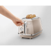 DELONGHI CTOT2003.BG cona Metallics Champagne Beige 2 Slice Toaster